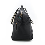 the reagan caryall tote in black