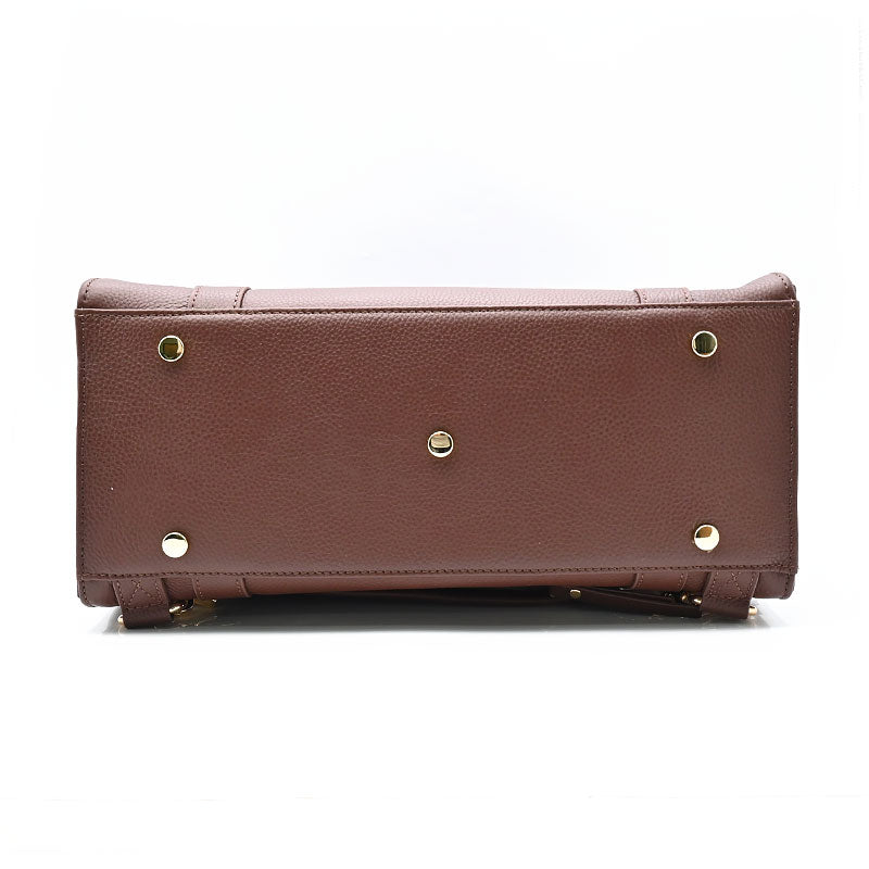 duke leather tote
