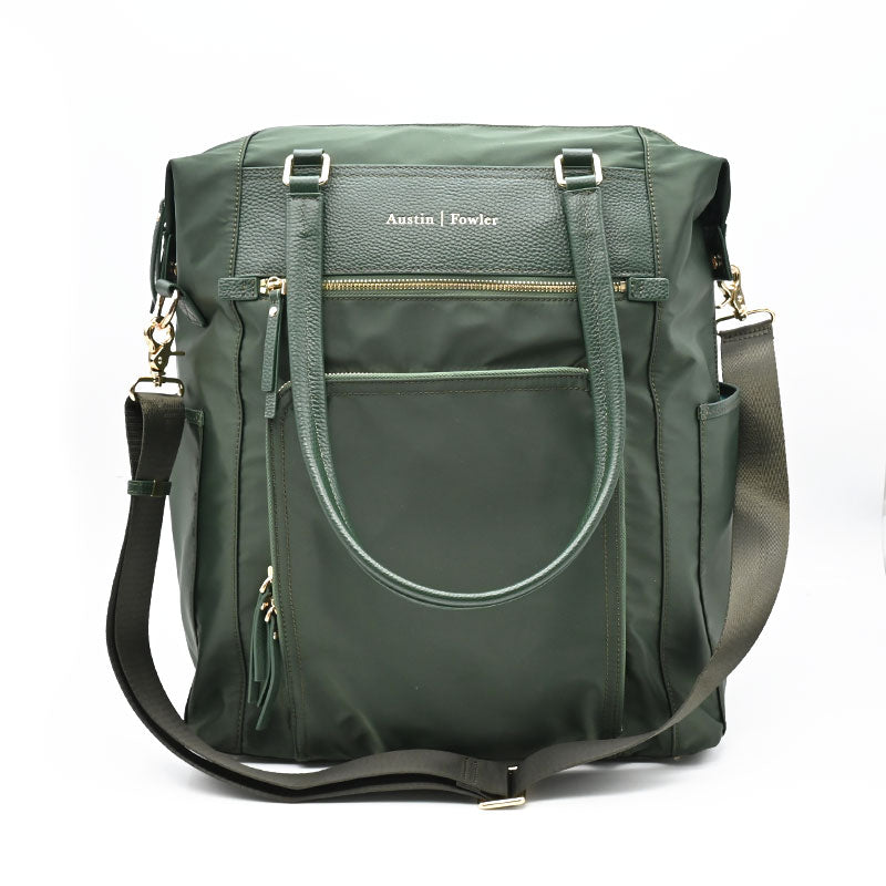 the blake tote bag in hunter green (outlet)