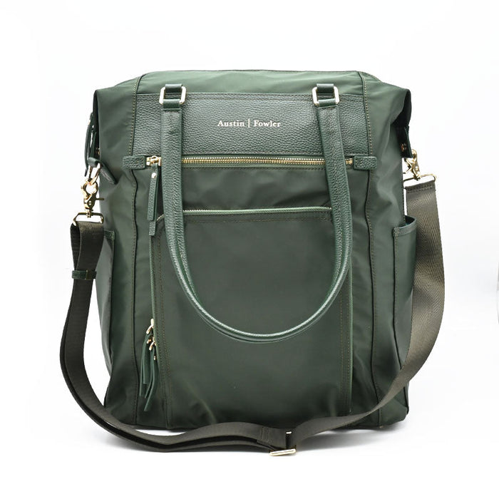 the blake tote bag in hunter green (outlet)