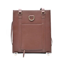 duke leather tote
