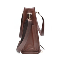 duke leather tote