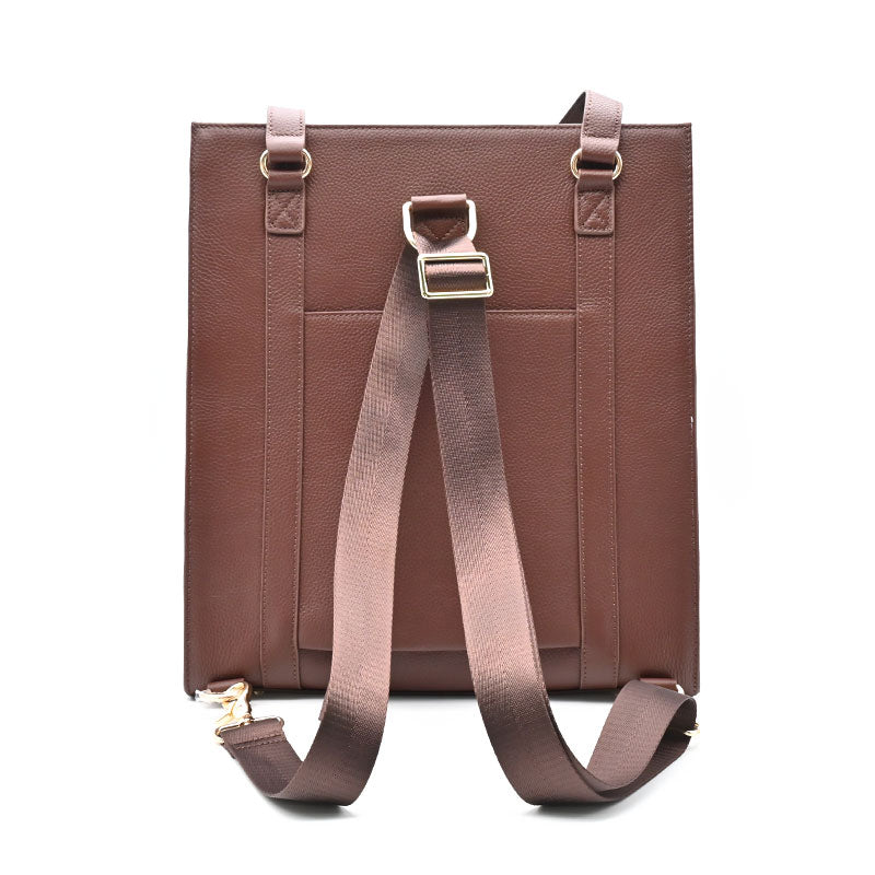 duke leather tote