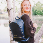 sarah mini backpack in navy