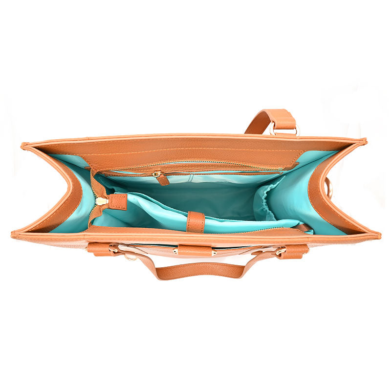 the duke tote in camel (outlet)