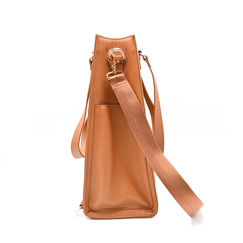 the duke tote in camel (outlet)