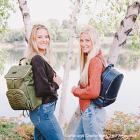 the brielle mini backpack in olive (outlet)
