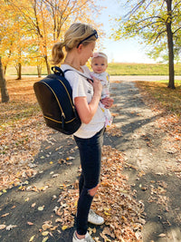 sarah mini backpack in black (outlet)