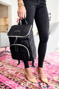 the brielle mini backpack in black (outlet)