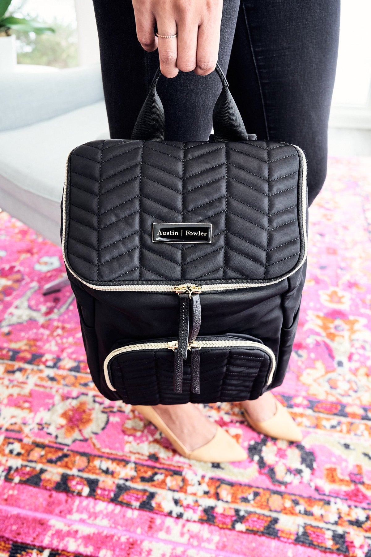 the brielle mini backpack in black (outlet)