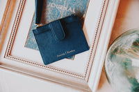 blair coin cardholder in navy (outlet)