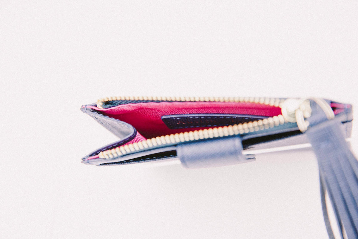 blair coin cardholder in navy (outlet)