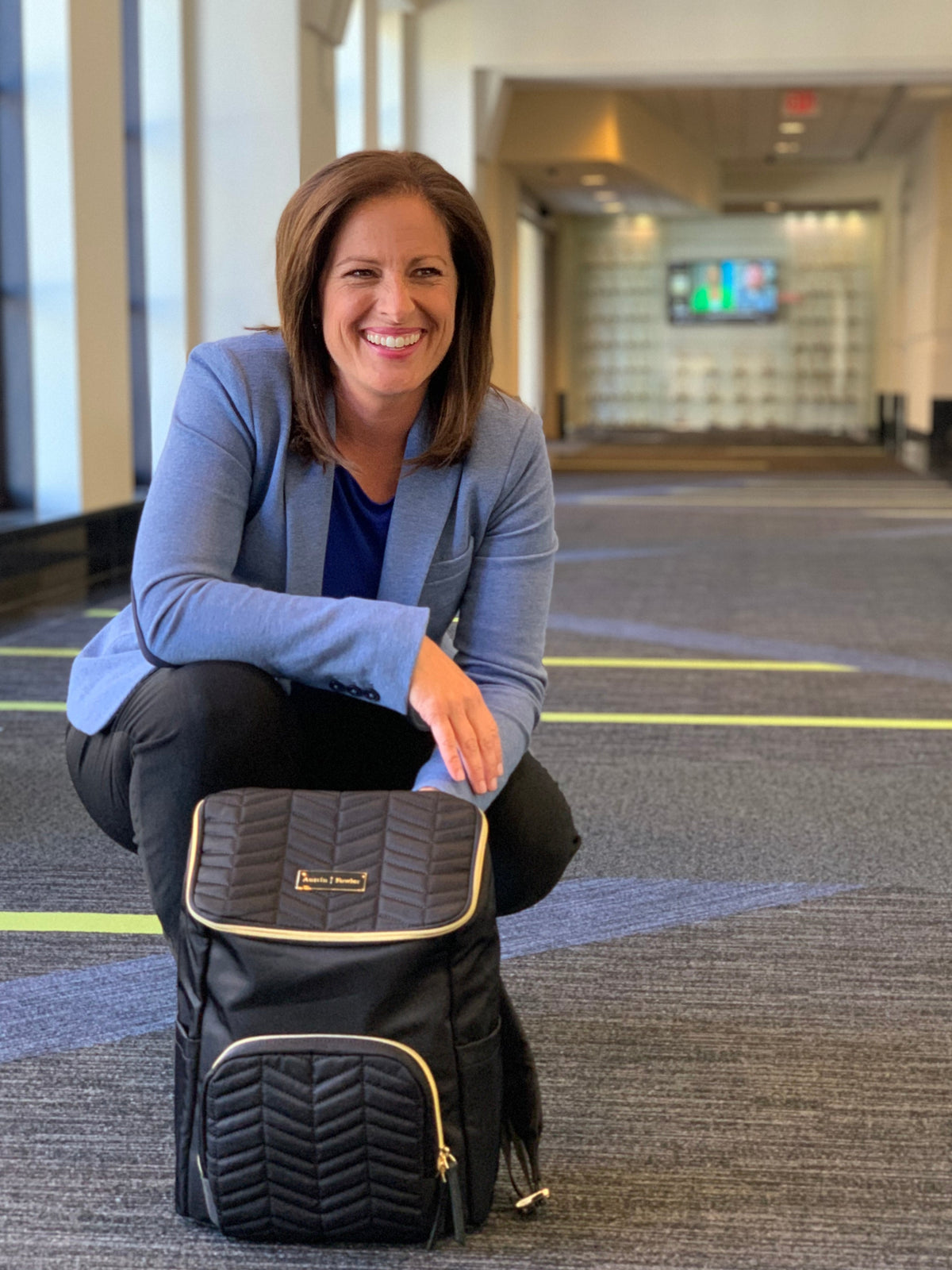 the brielle mini backpack in black (outlet)