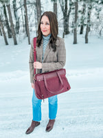 the briggs bag in mulberry