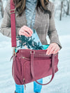 the briggs bag in mulberry