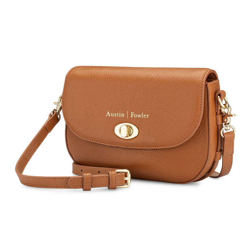 omaha mini handbag in camel