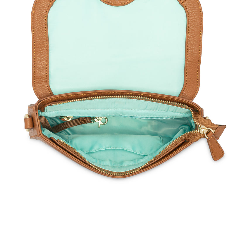 omaha mini handbag in camel