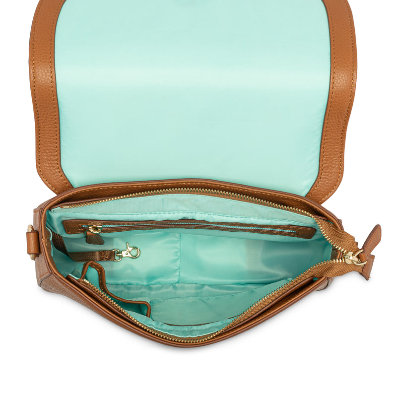 omaha handbag in camel