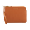 blair wristlet in camel