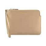 blair wristlet in champagne