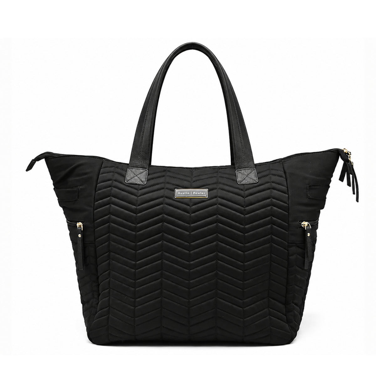 The Reagan Tote in Herringbone