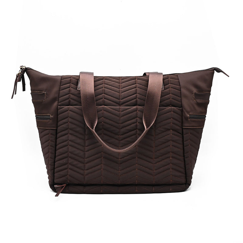Reagan Tote Herringbone - Premium Work & Travel Bag | Austin Fowle