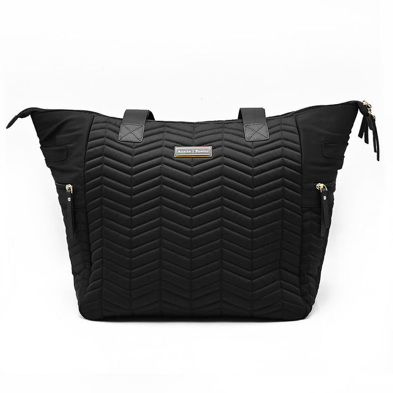 Reagan Tote Herringbone - Premium Work & Travel Bag | Austin Fowle