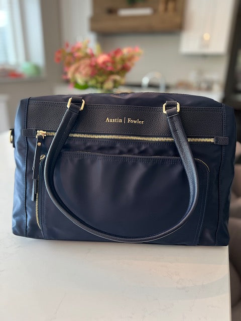 the briggs bag in navy blue