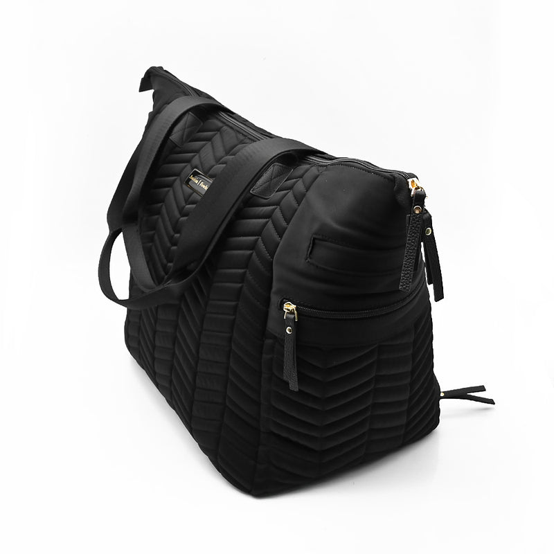 Reagan Tote Herringbone - Premium Work & Travel Bag | Austin Fowle