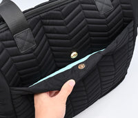 Reagan Tote Herringbone - Premium Work & Travel Bag | Austin Fowle