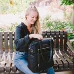 the blake tote bag in black
