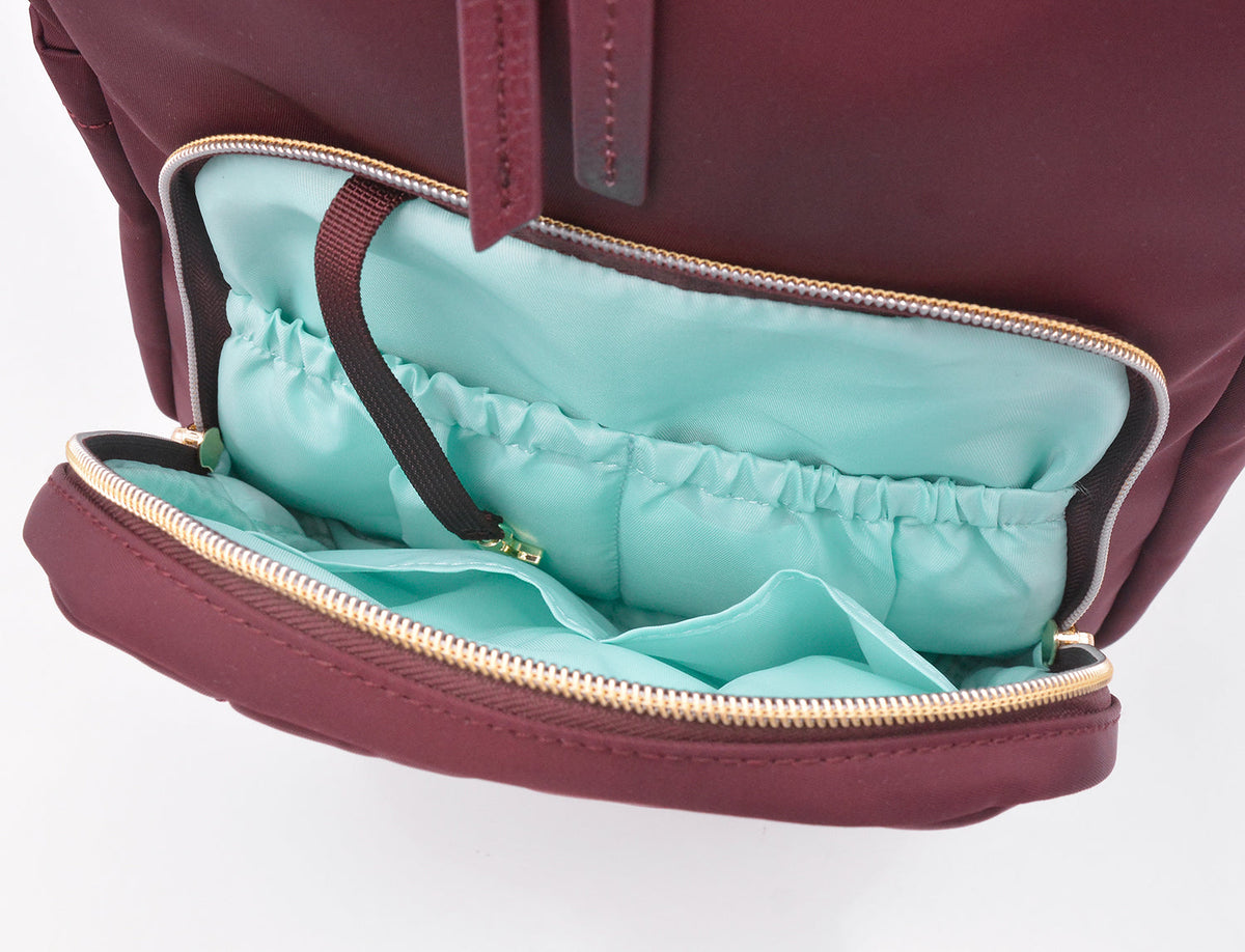 the brielle mini backpack in mulberry (outlet)