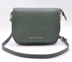 omaha handbag in hunter green