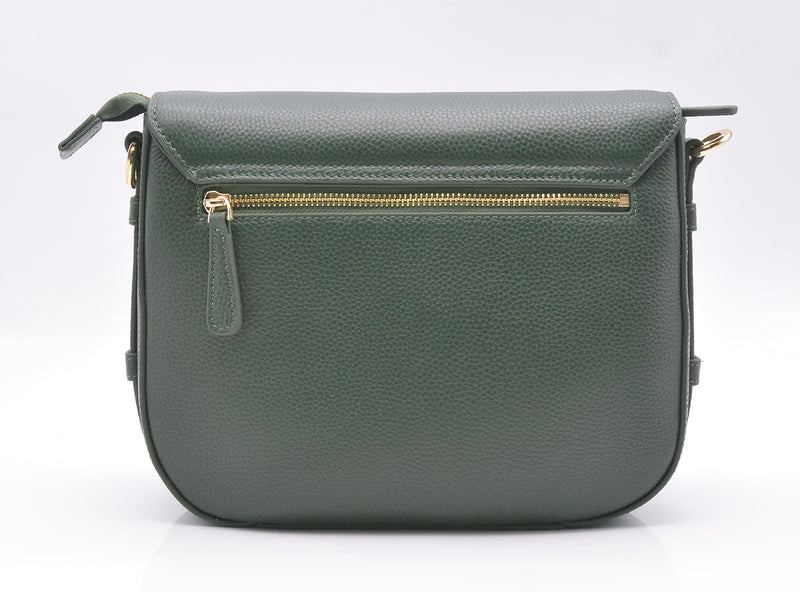 omaha handbag in hunter green