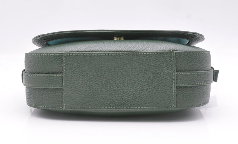 omaha handbag in hunter green
