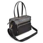 black work bag for women tote style backpack carry messenger laptop bag women