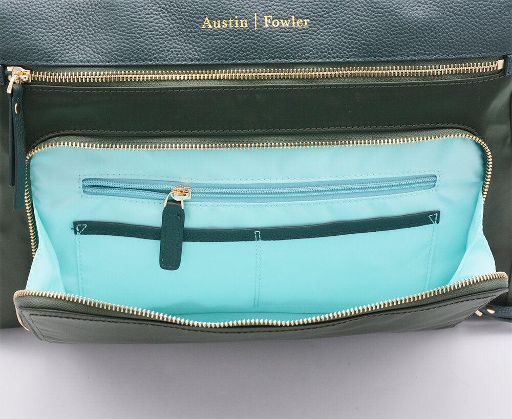 green work bag for women tote style backpack carry messenger laptop bag women