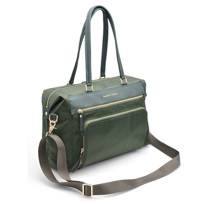 green work bag for women tote style backpack carry messenger laptop bag women
