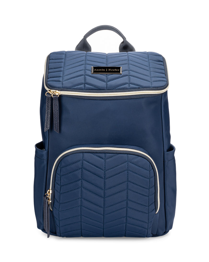 the brielle mini backpack in navy