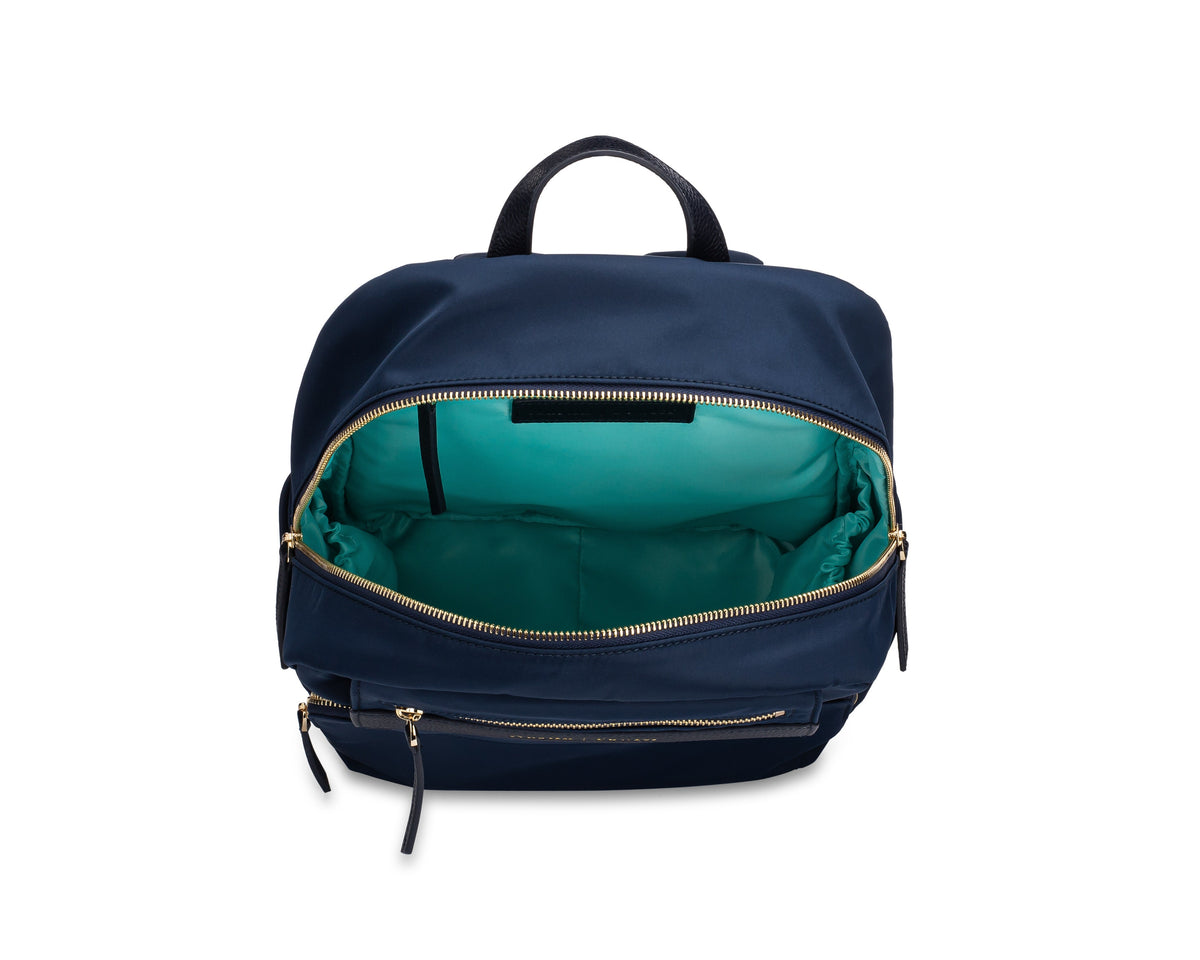 marina mini backpack in navy (outlet)
