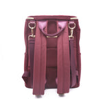 the brielle mini backpack in mulberry