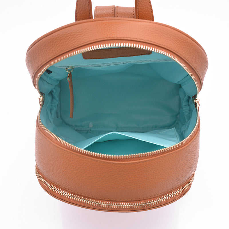 sarah mini backpack in camel