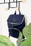 the brielle mini backpack in navy