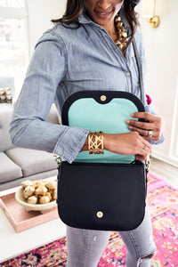 omaha handbag in black (outlet)