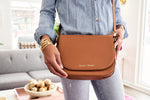 omaha handbag in camel