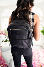 marina mini backpack in black
