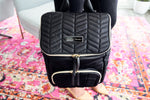 the brielle mini backpack in black