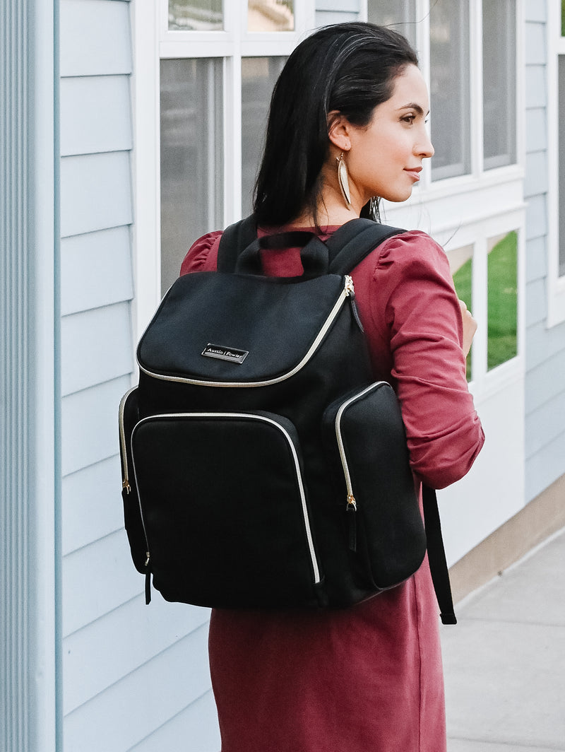 brielle backpack in black – Austin