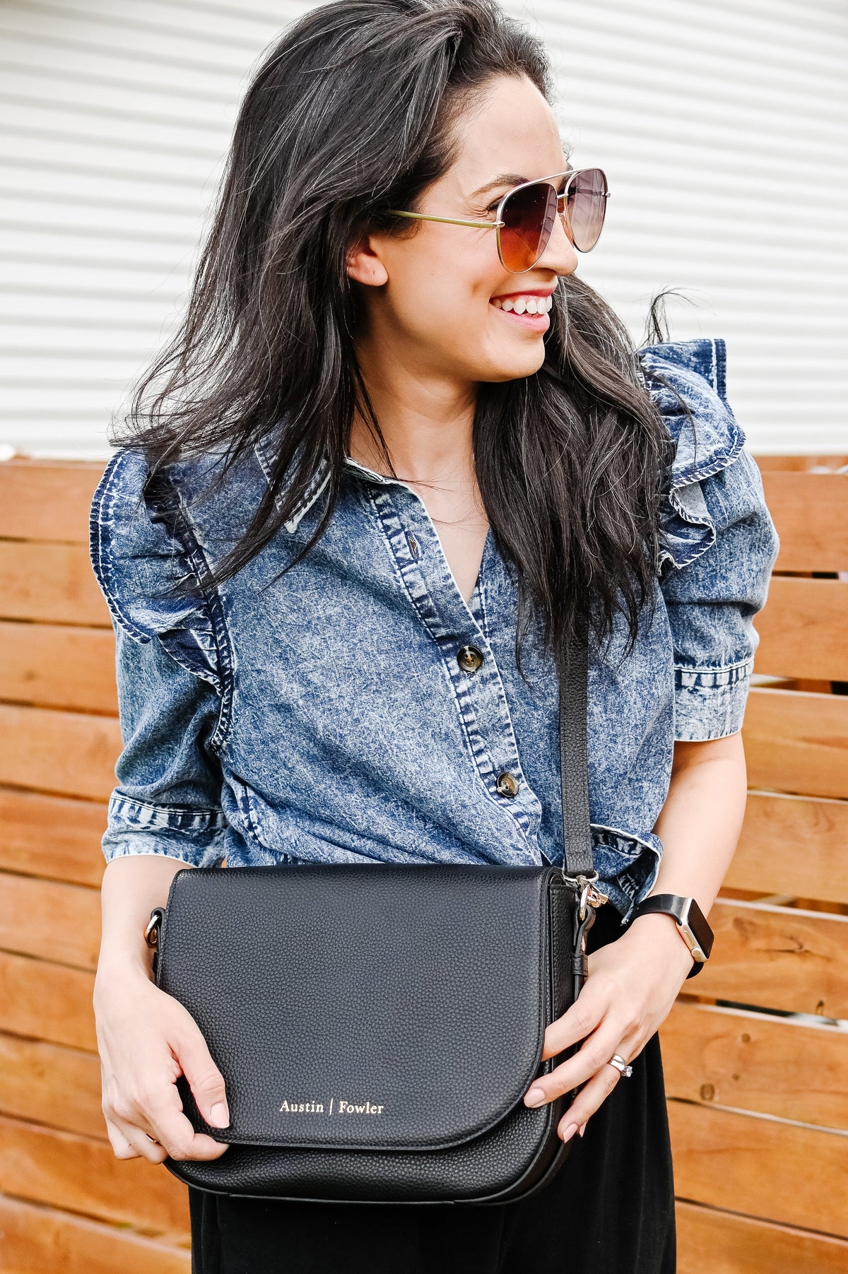 omaha handbag in black (outlet)