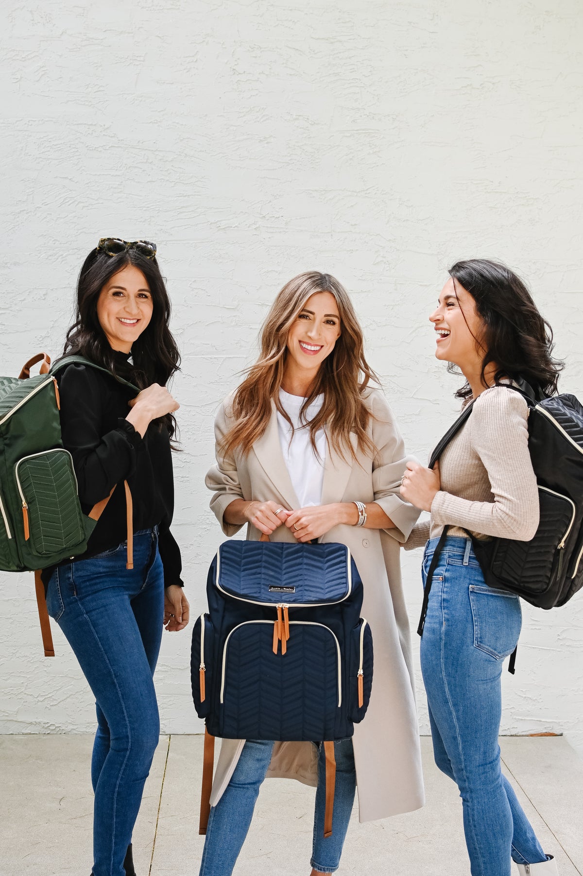 brielle backpack in navy (outlet)